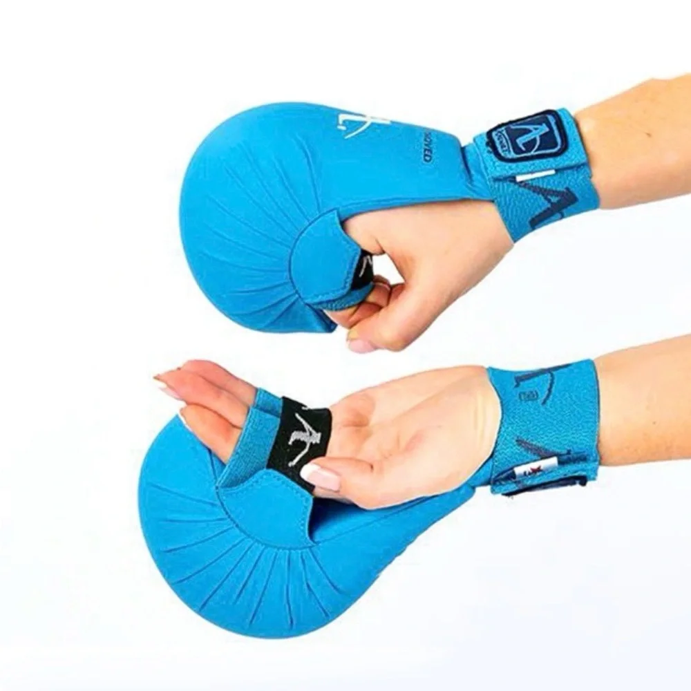 ARAWAZA Youth Fist Gear Gloves Size XS Blue Karate Taekwondo Martial Arts
